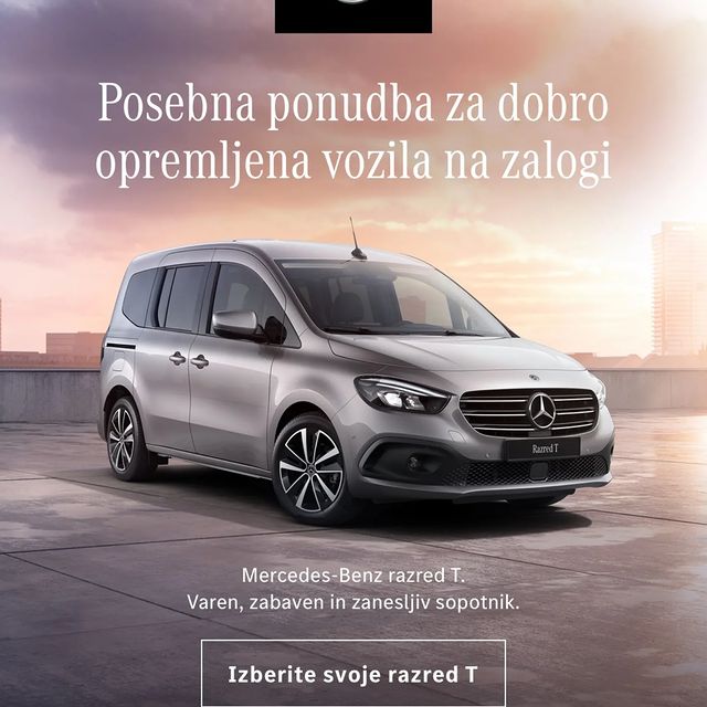 Varen, zabaven in zanesljiv sopotnik. 
Mercedes-Benz razred T.