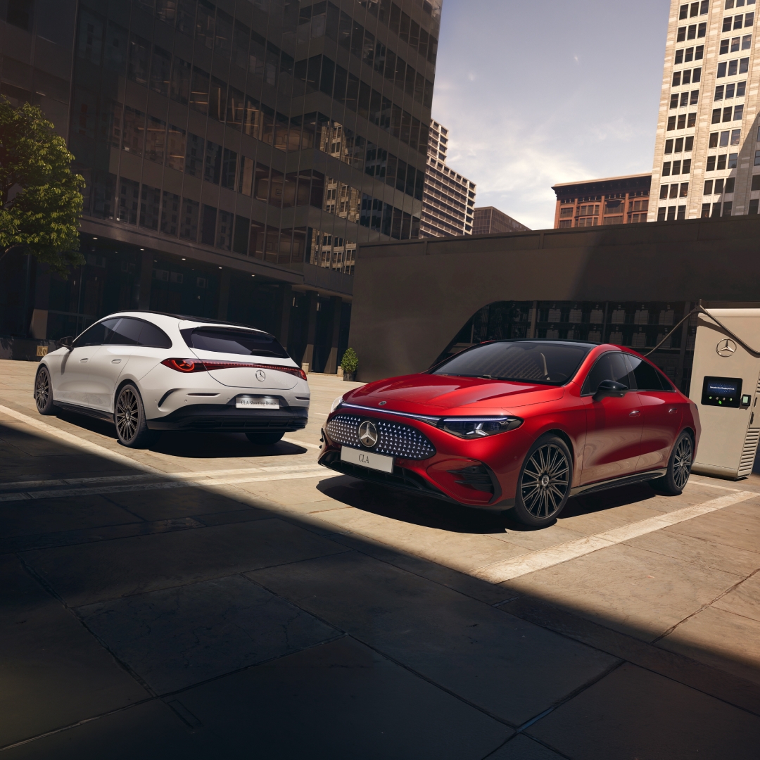Električna eleganca s privlačno ponudbo. 
CLA 200 Progressive Edition z dodatnih 3.000 € Mercedes-Benz Eko subvencije.
Izberite limuzino ali Shooting Brake. V salonih Mercedes-Benz.